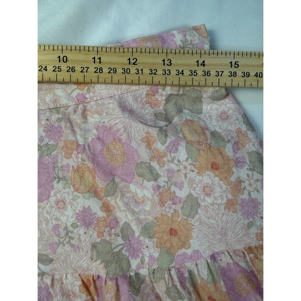 NWT Rhythm Melody Tiered Mini Skirt‎ Floral Print Whimsical Fairy Festival Sz 10 - Picture 5 of 8
